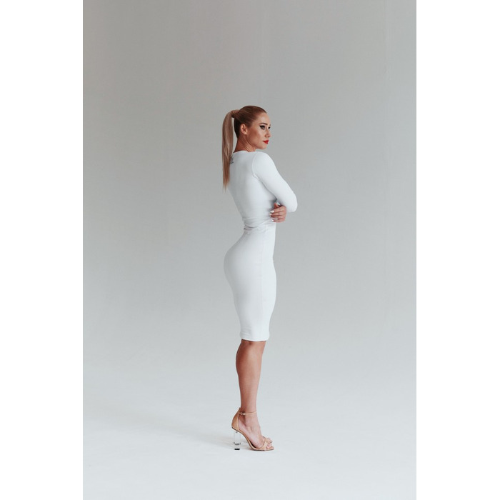 Плаття Fitzona PLAIN WHITE MID DRESS