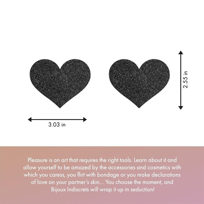 Прикраса для грудей Flash Золоте Серце, Bijoux Indiscrets