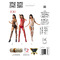 Бодістокінг BS060 Black Passion, з геометричним малюнком, чорний, S/L
