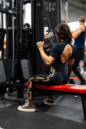 Комбінезон Nebbia Women's Workout Jumpsuit INTENSE Focus Gold 823