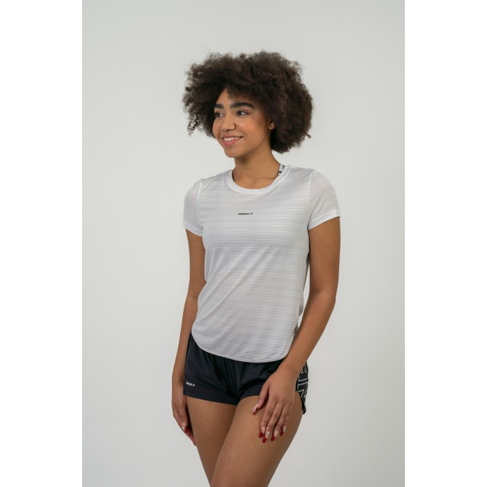 Футболка FIT Activewear T-shirt 'Airy” with Reflective Logo White 438