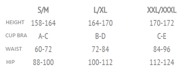 Комплект: трусики и лиф S/M черный HAGAR SET - Passion