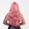 Перука довга кучерява з чубчиком Fetish Hair рожева, 60 см