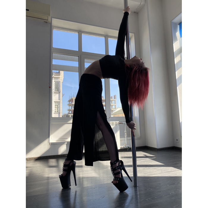 Кюлоты для танцев с разрезами по бокам Чёрные