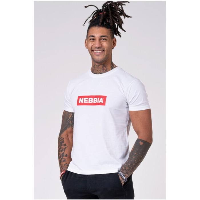 СПОРТИВНА ФУТБОЛКА NEBBIA MEN'S T-SHIRT WHITE 593