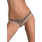 Трусики з леопардовим принтом Obsessive JUNGIRL THONG та мереживною вставкою, L/XL