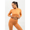 Топ Nebbia Cropped Long Sleeve Top ELEVATED Orange 468