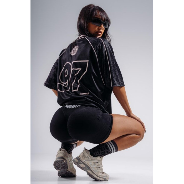 Футболка Nebbia Oversized T-Shirt '97 PRIMAL Black Leopard 862