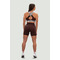 Топ Nebbia Medium-Support Criss Cross Sports Bra ICONIC Dark Brown 230