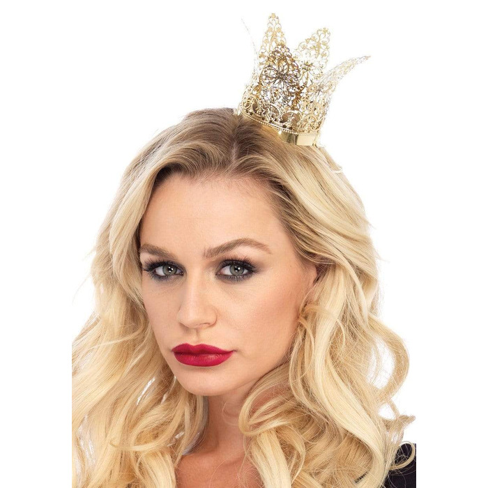 Корона миниатюрная Leg Avenue золотистая Filigree crown