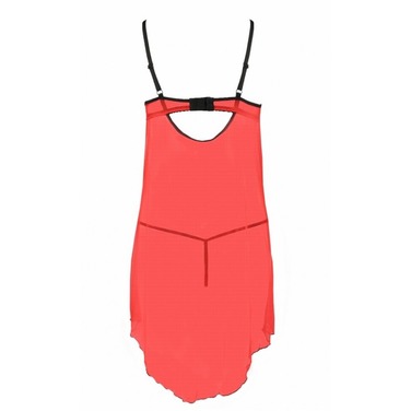 Пеньюар с открытой грудью CHERRY CHEMISE red S/M - Passion