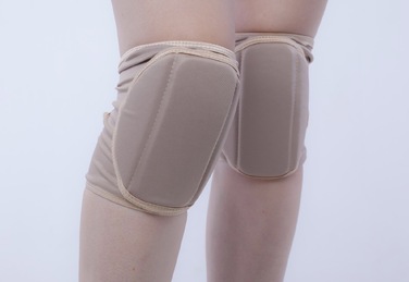 Наколенники для занятий Twerk и POLE DANCE Бежевые