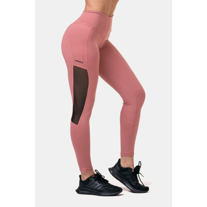 Легінси High Waist & Mesh Leggings 573 Old Rose Roze