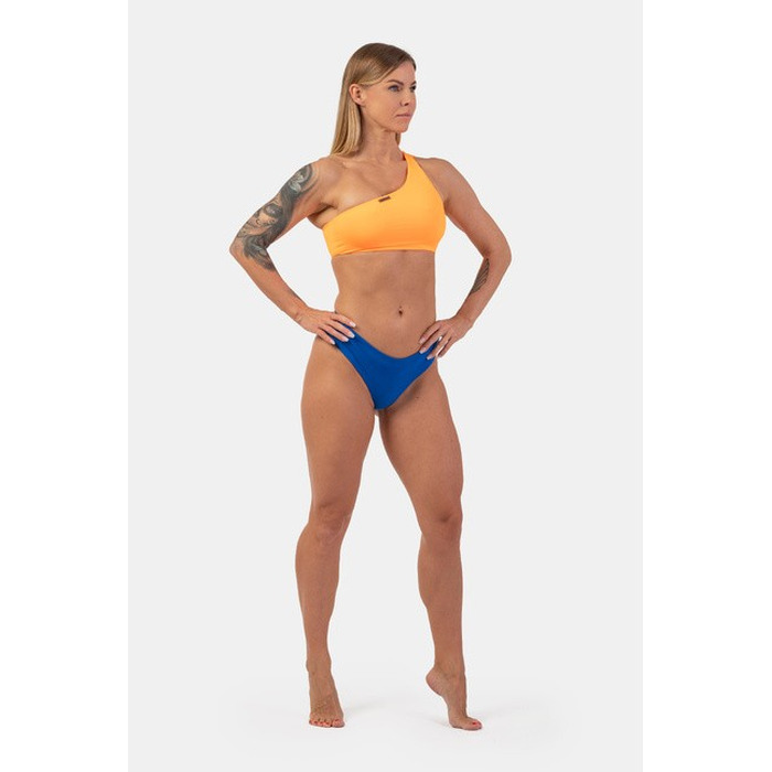 ТОП ONE SHOULDER BANDEAU BIKINI TOP ORANGE NEON 449