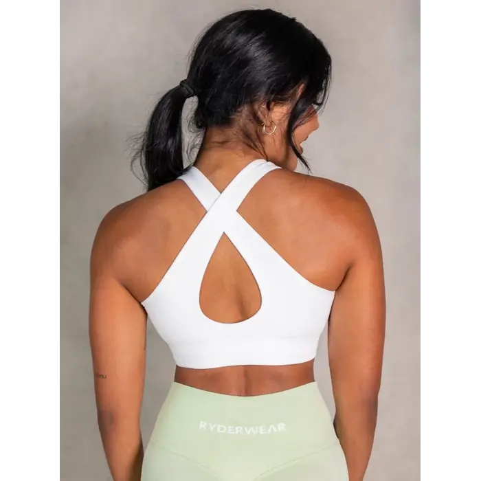 Топ Ryderwear NRG Seamless Scoop Neck Sports Bra - White