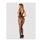 Комбінезон сітка Obsessive Bodystocking N123, чорний, One Size