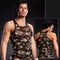 Майка чоловіча у стилі мілітарі Blue Line Pro-Mesh Racerback Tank Camouflage хакі, S/M