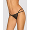 Трусики стрінги з ланцюжками Obsessive Pantheria thong black L/XL