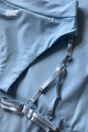 Шорти для танців Venus Iconic SERENA з гартерами, висока посадка