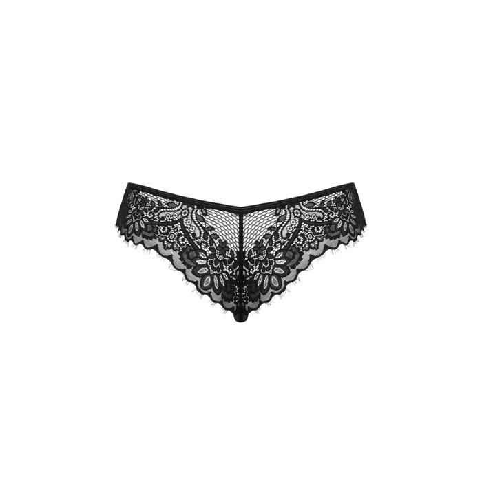 Трусики черные Maderris panties Obsessive M/L