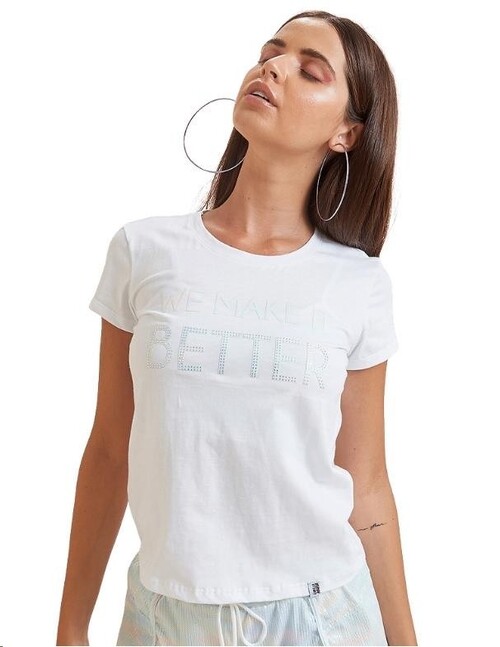 Футболка T-SHIRT Holographic WHITE