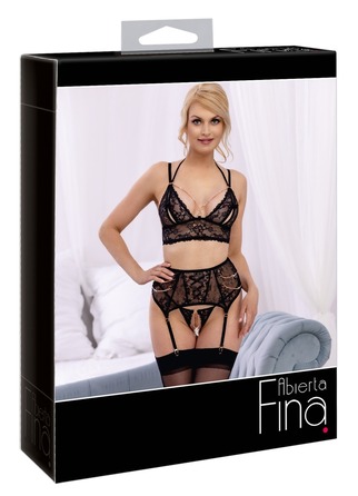 Комплект белья Bra Suspender Set S