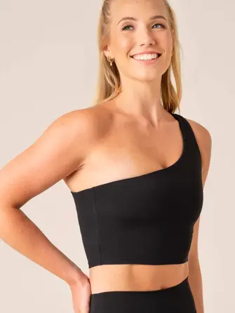 Топ Ryderwear NKD One Shoulder Tank Bra - Black