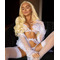 Панчохи непрозорі білі Leg Avenue Sheer Stockings O/S