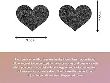 Пестиси у вигляді сердець Bijoux Indiscrets, золотисті