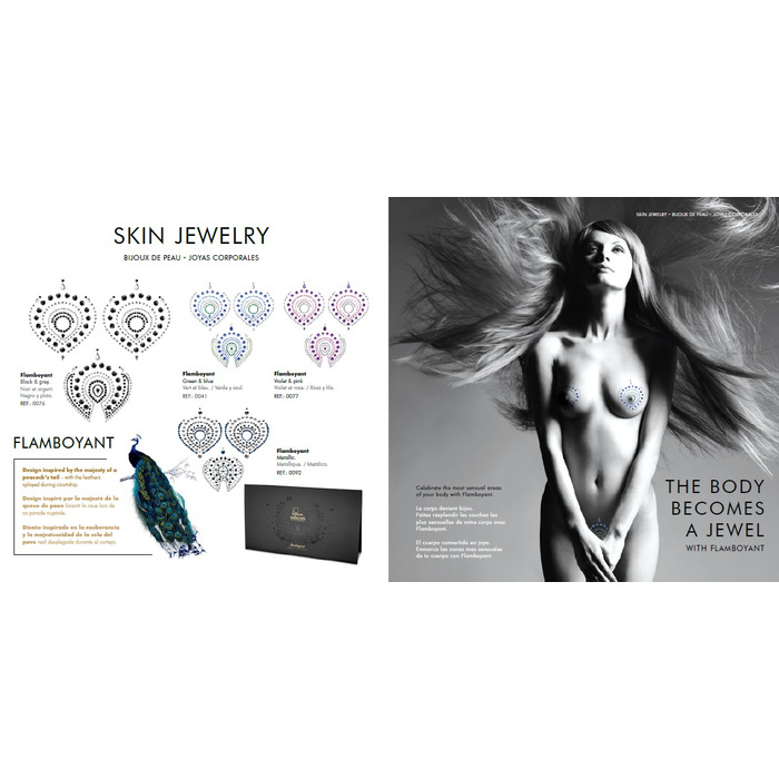 Прикраса для грудей MIMI зі стразами, Bijoux Indiscrets