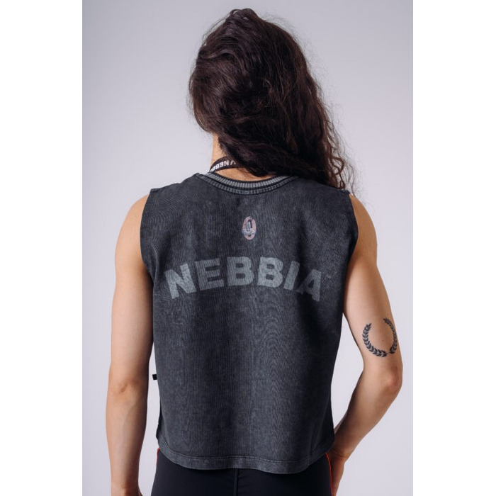 Мужская майка оверсайз NEBBIA x Olympia, черная (939)