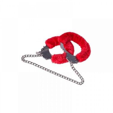 Наручники Roomfun Metal Handcuff With a Long Chain , Red