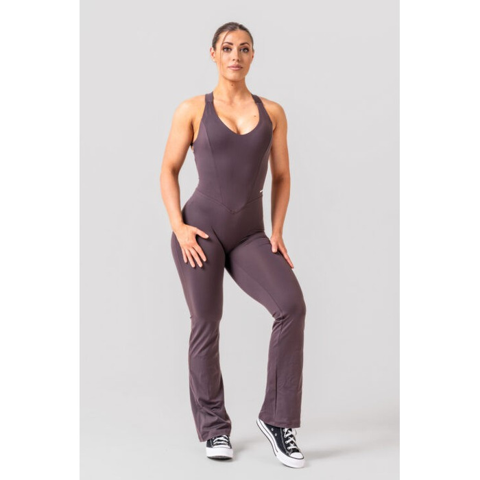 Комбінезон Nebbia Sculpting Flared Jumpsuit OWN THE GYM Brown 397