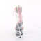 Босоножки Pleaser Delight-627RS, каблук 6 дюймов, манжета на щиколотке 1 3/4 дюйма, босоножкии с PF-застежкой, молния сзади, прозрачный/нежно-розовый