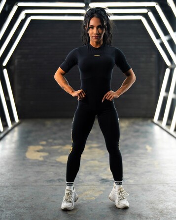 Комбінезон Nebbia Women's Workout Jumpsuit INTENSE Focus Gold 823