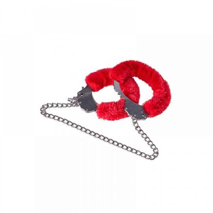 Наручники Roomfun Metal Handcuff With a Long Chain , Red