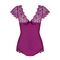 Боді Obsessive Moketta teddy purple S / M
