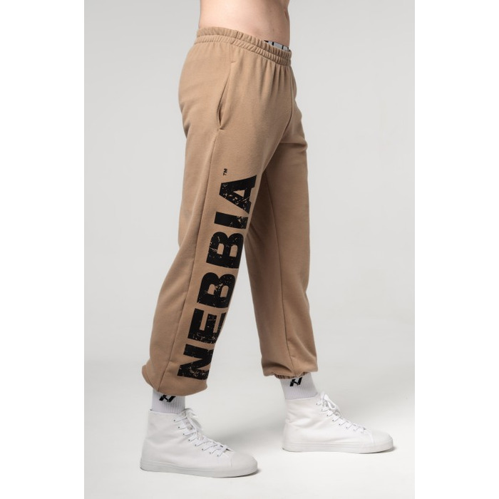 Штани Nebbia Gym Sweatpants Baggy Style GYM BRO Light Brown 365