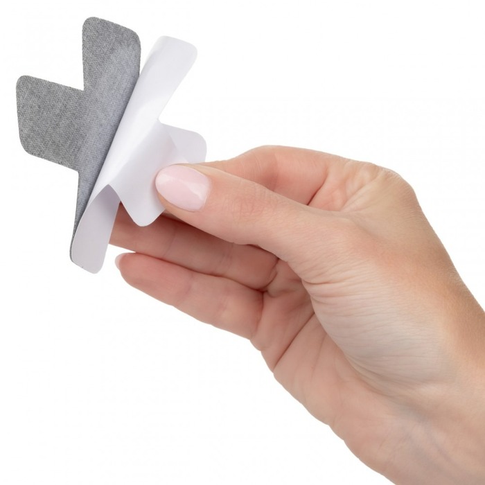 Пестиси на соски у формі хрестів Boundless CalExotics, самоклеючі, чорні