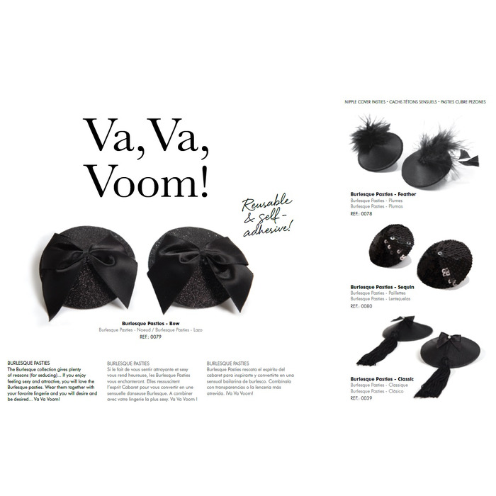 Пестиси з бантиками BURLESQUE Bijoux Indiscrets