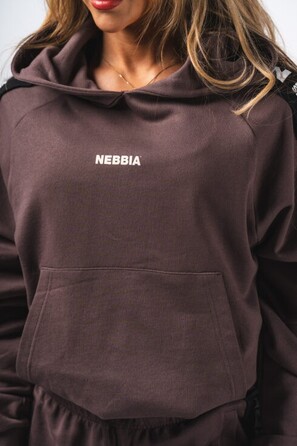 Худі Nebbia Classic Hoodie OFF-DUTY Dark Brown 489