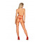 Еротичні колготи у велику сітку Obsessive S812 tights red XL/XXL