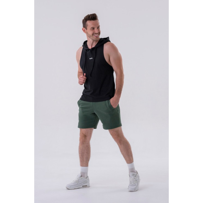 Шорти Relaxed-fit Shorts with Side Pockets DARK GREEN 319