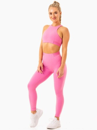 Леггинсы Level Up High Waisted Scrunch Leggings - Pink