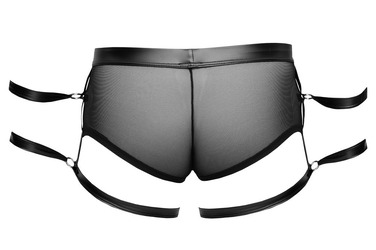 Чоловічі труси з фіксаторами на руки Sven Joy Ment Mens Pants, чорний, S