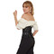 Корсет із сітки Star Night Steel Bones Bones Grid Corsets з гачками і шнурівкою, чорний, S (без коробки)