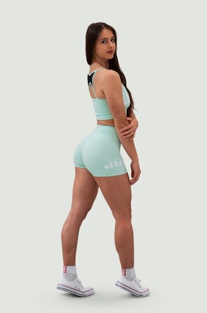 Шорты Nebbia High Waisted Shorts 5″ GYM HERO Mint 582