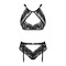 Еротичний комплект Obsessive Allastia set Чорний L/XL