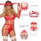 Комплект білизни мереживної Star Night Love Affair Lace червоний XS-S