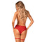 Трусики з поясом для панчохи Obsessive Belovya M/L